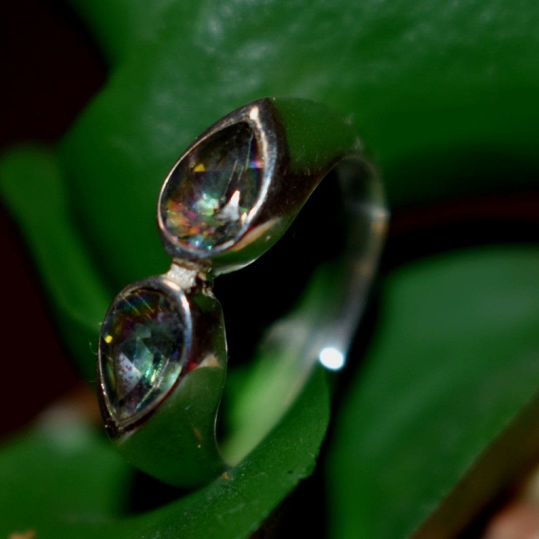 Inel din Argint cu Pietre Semipretioase Naturale de Magic Topaz - Code: PureSilver26 (Marime: 7) - inel argint