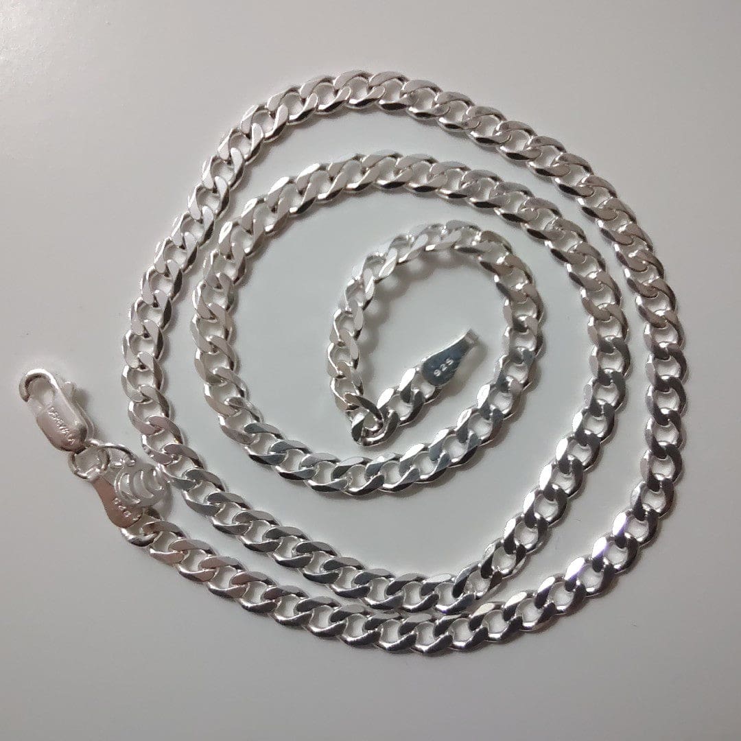 Lantisor solid din Argint 925 cu Dimensiunea de 16 inches (40 cm) & Greutate de 9 gr -> SilverChain2 - Lant argint