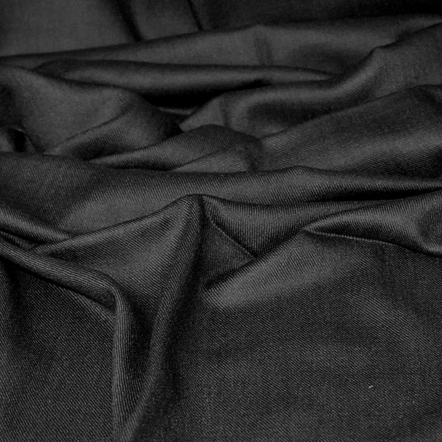 NOU! Sal Premium Unisex confectionat din Lana Cashmere -Negru intens - CASHNEW11