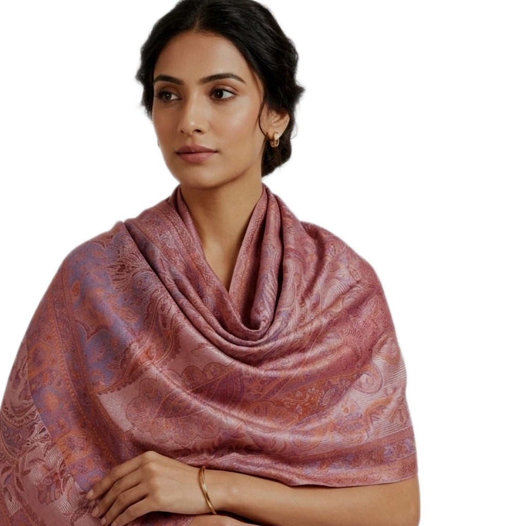SAL Premium Jamawar din 100% Matase Naturala - Heritage -> Cod: NewPureSilkJamawar4