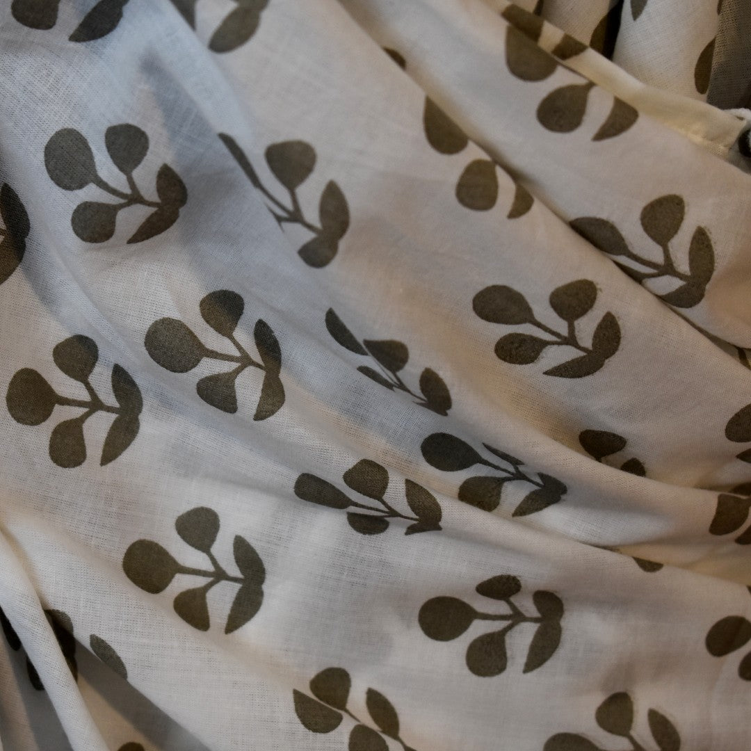 Pareo/ Sarong/ Esarfa de Plaja - 100% Bumbac cu Handblock printing -> Cod: Mulmul Cotton1