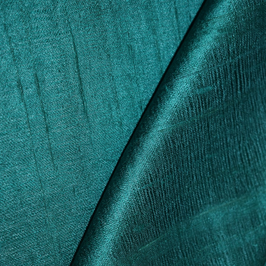 Esarfa-Sal din Matase Naturala Dupioni Raw Silk - Verde -> Cod: DupionPureSilk1