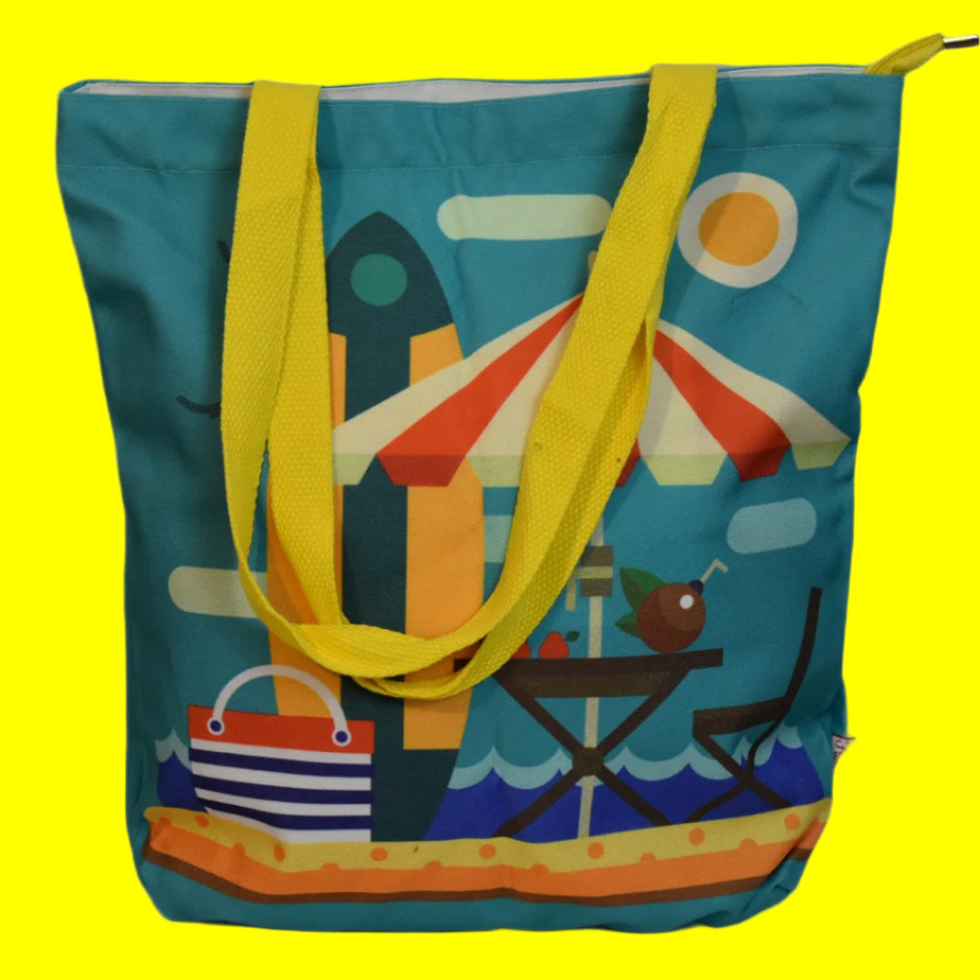 Geanta Tote din Canvas -Sea Vibe