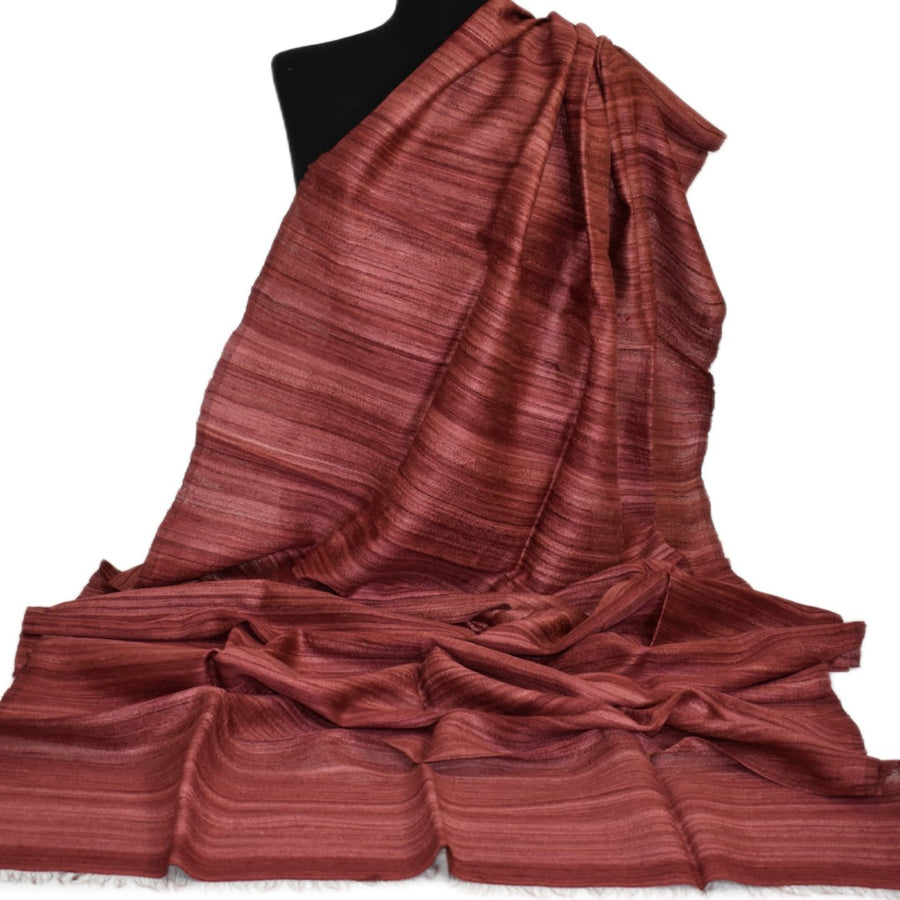 Sal tesut manual din 100% Matase Naturala Organica - Ghicha Tassar/Tussar Silk -> Cod: OrganicSilk1