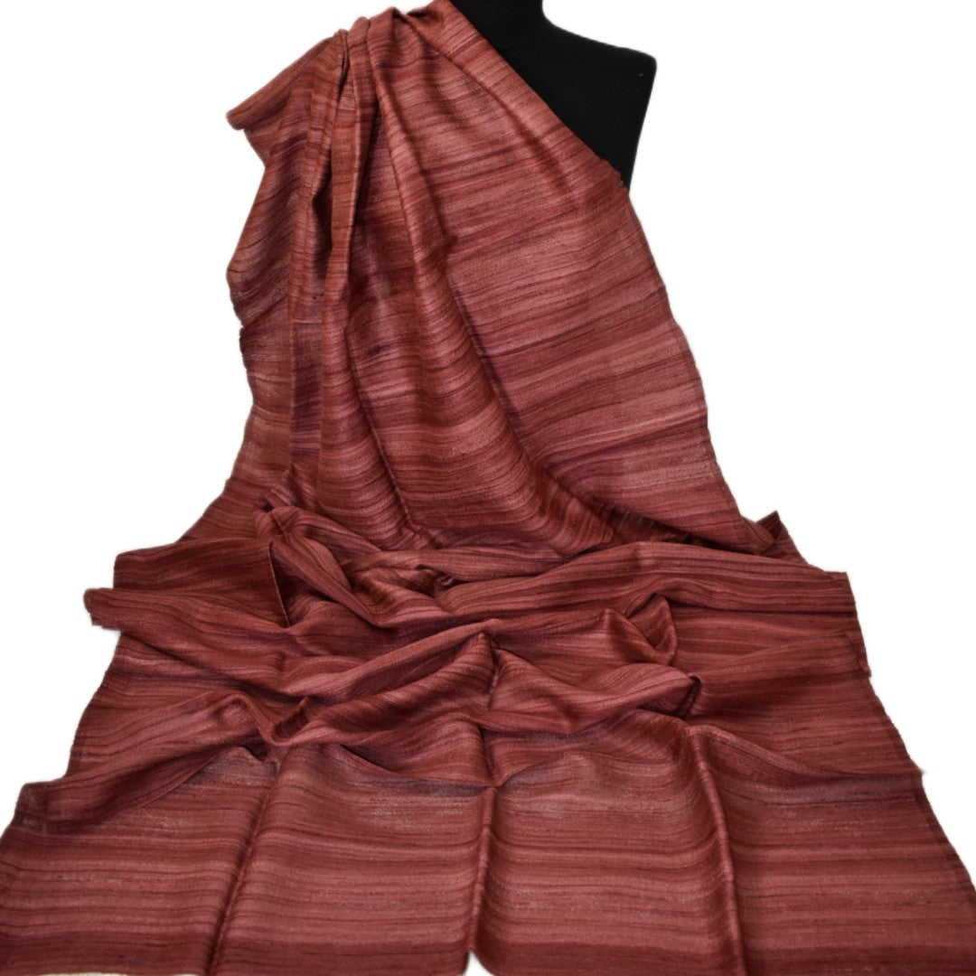 Sal tesut manual din 100% Matase Naturala Organica - Ghicha Tassar/Tussar Silk -> Cod: OrganicSilk1