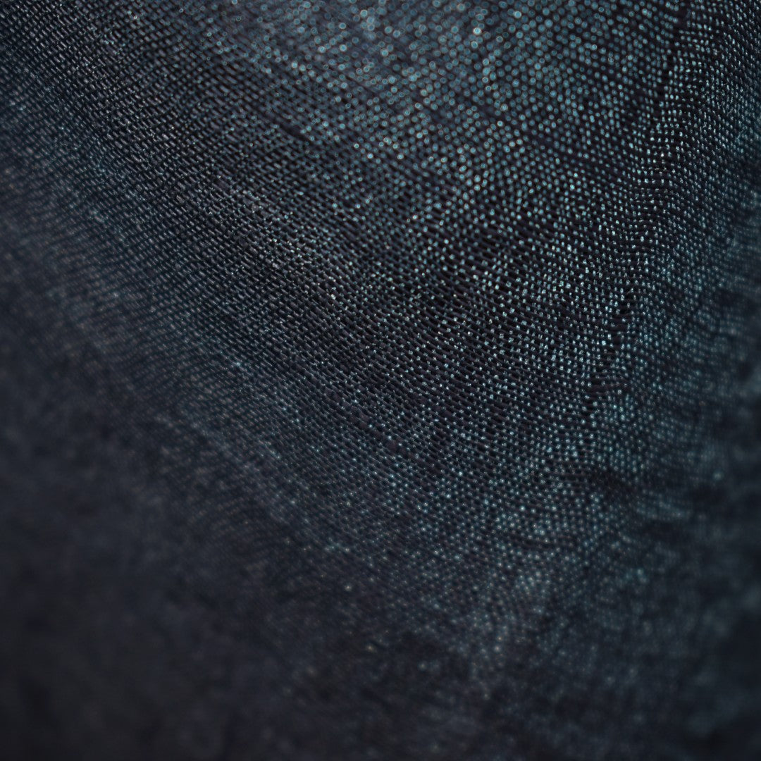 Eșarfă–Șal din Matase Naturala &In (LinenSilk) - Navy Bleumarin - Cod: LinenSilk1