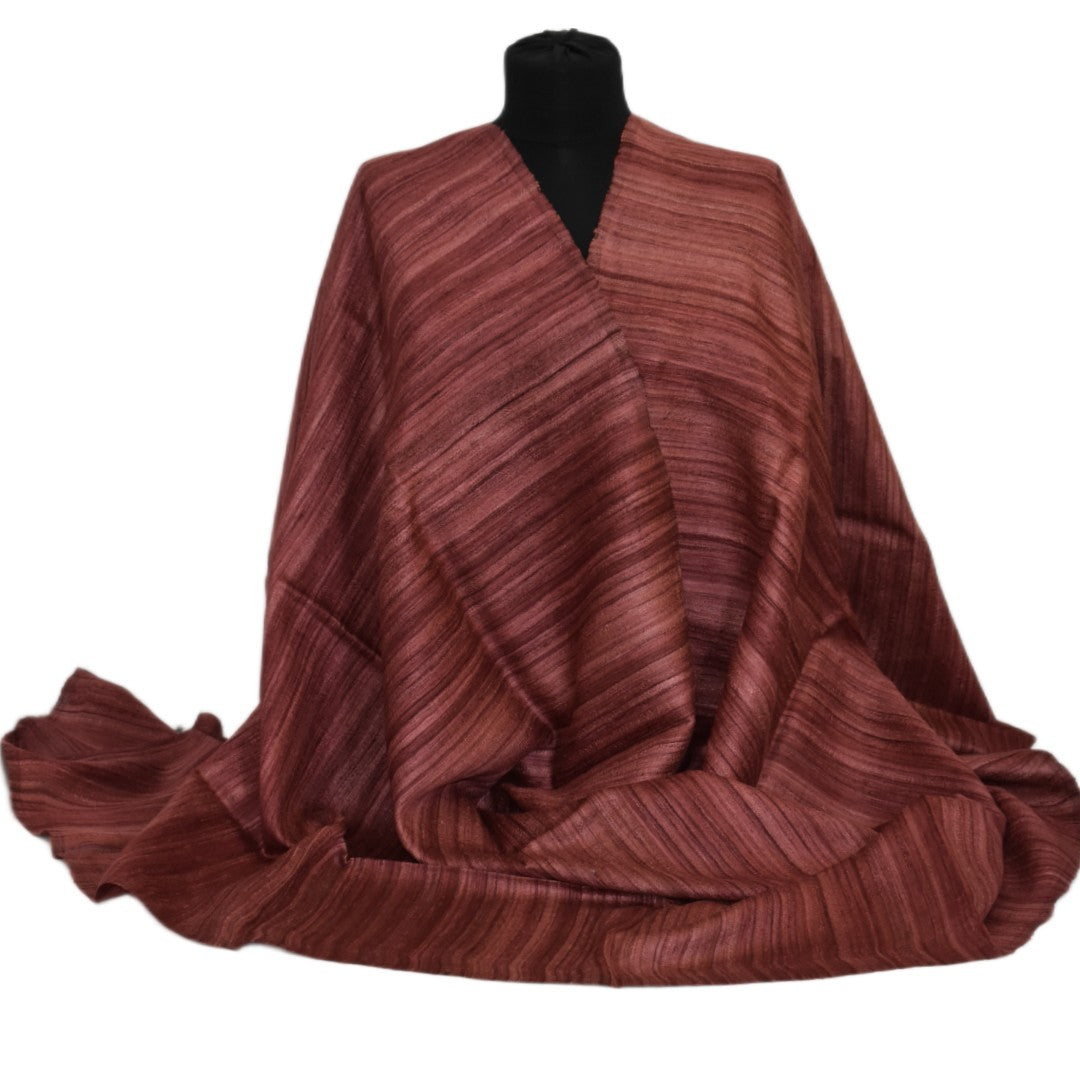 Sal tesut manual din 100% Matase Naturala Organica - Ghicha Tassar/Tussar Silk -> Cod: OrganicSilk1