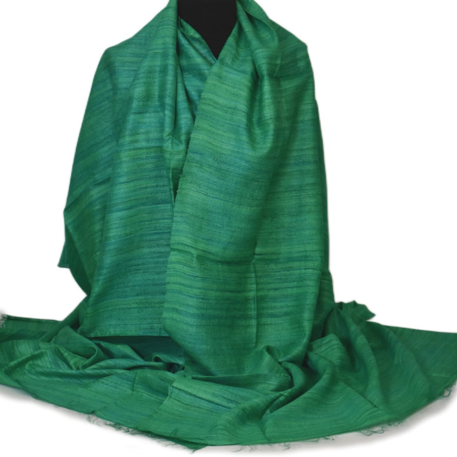 Sal tesut manual din 100% Matase Naturala Organica - Ghicha Tassar/Tussar Silk -> Cod: OrganicSIlk10