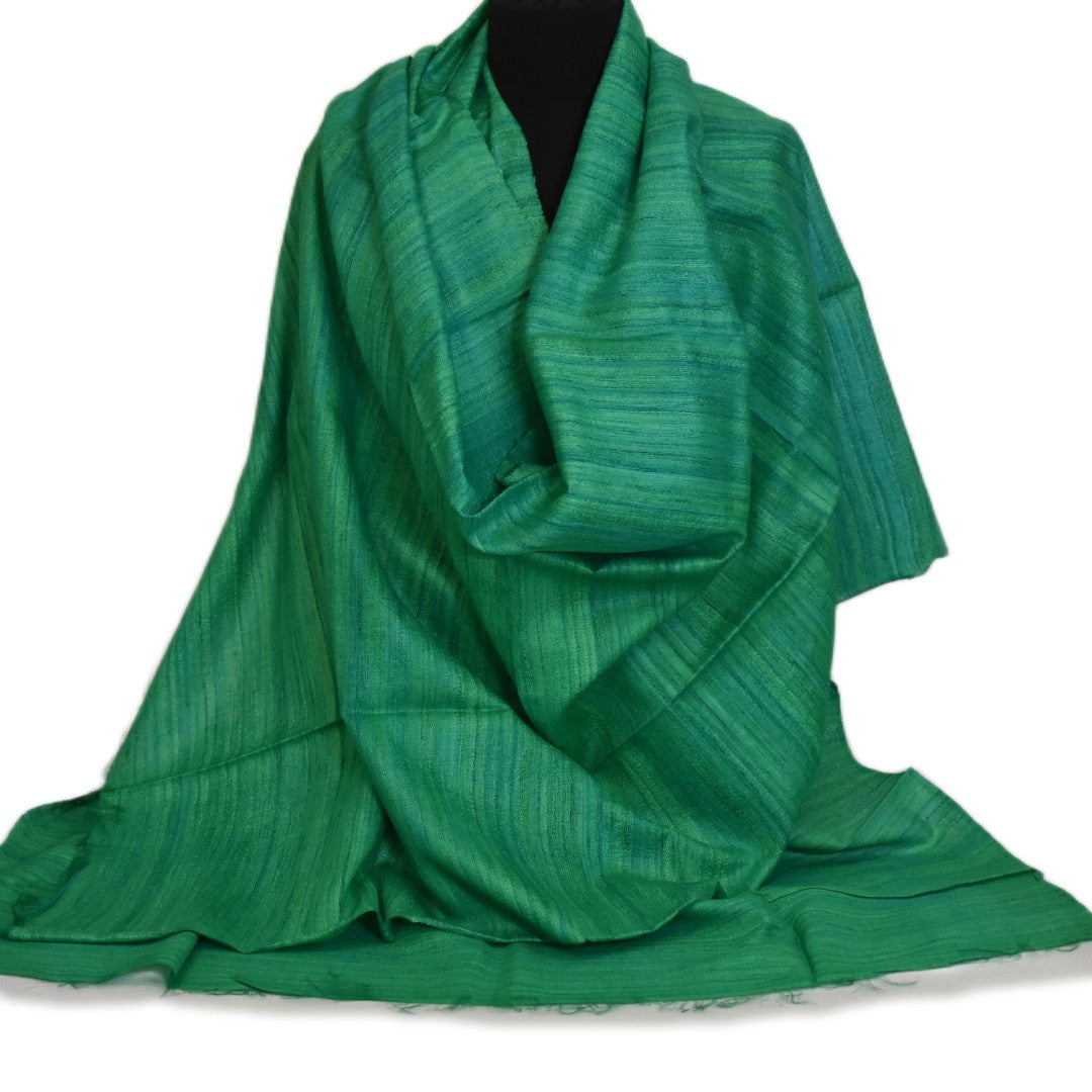 Sal tesut manual din 100% Matase Naturala Organica - Ghicha Tassar/Tussar Silk -> Cod: OrganicSIlk10