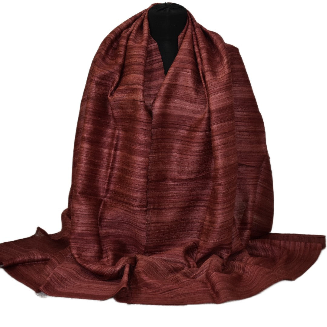 Sal tesut manual din 100% Matase Naturala Organica - Ghicha Tassar/Tussar Silk -> Cod: OrganicSilk1