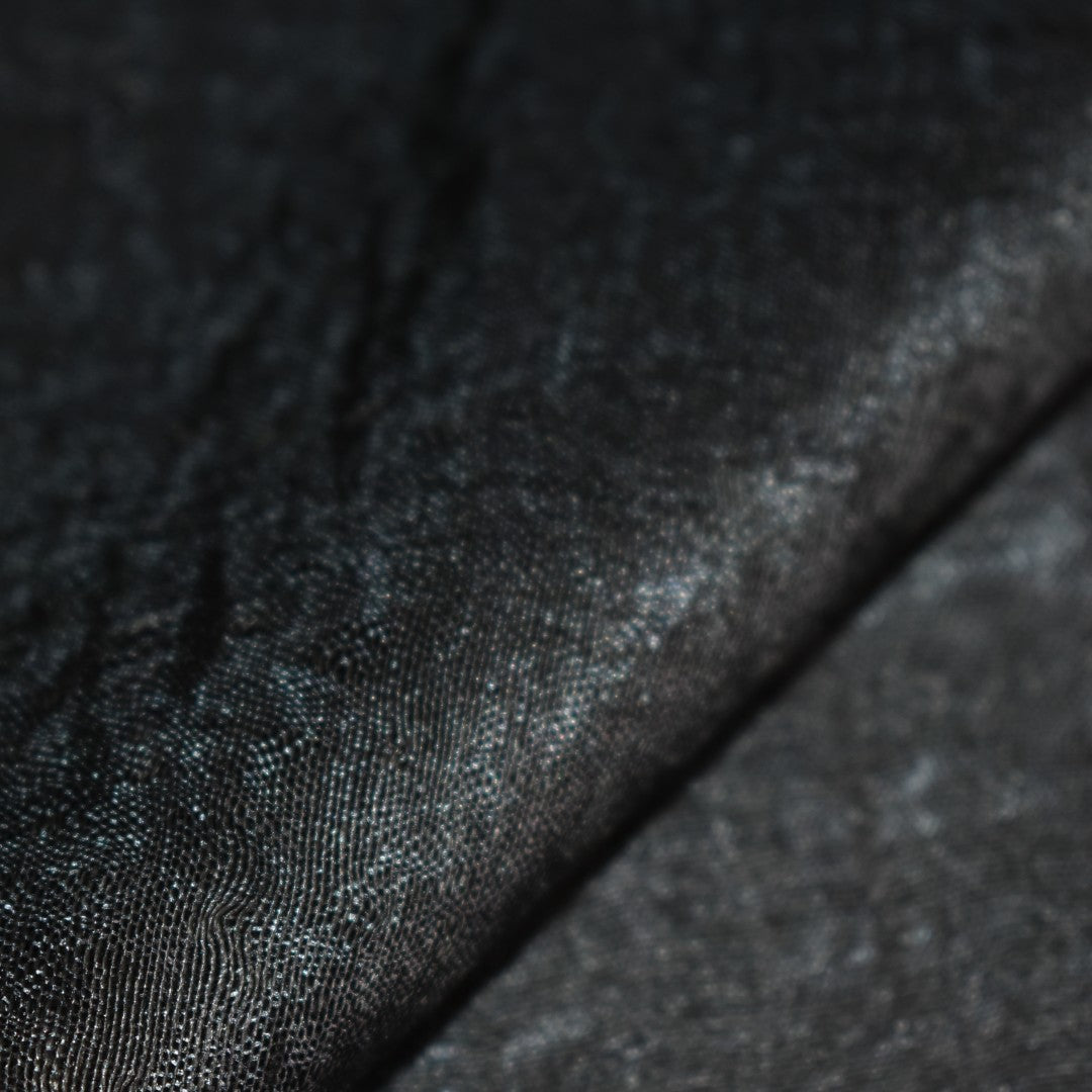 Eșarfă–Șal din Matase Naturala ERI & In (LinenSilk) - Negru - > Cod: LinenSilk2