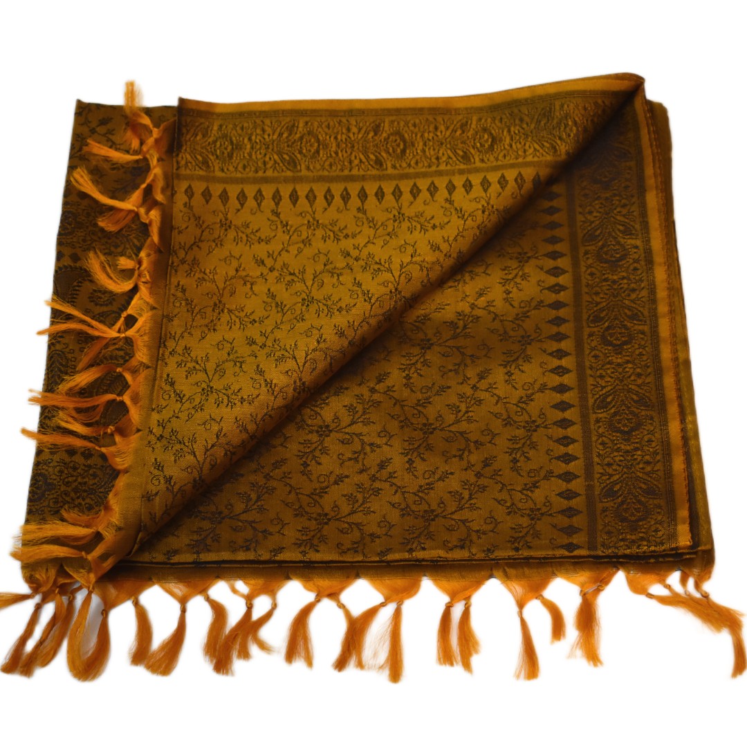 Esarfa/Sal tesut manual din Matase Naturala de Varanasi -> Cod: HANDMADE4