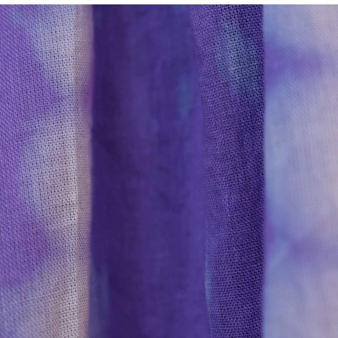 Pareo/ Sarong/ Esarfa de Plaja - 100% Bumbac (Mulmul Cotton) Shibori Tie-dye -> Cod: Mulmul Cotton2