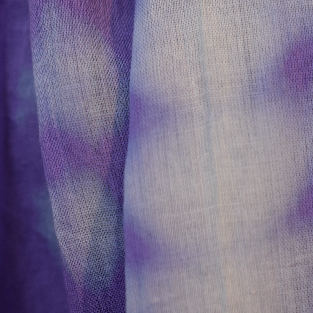 Pareo/ Sarong/ Esarfa de Plaja - 100% Bumbac (Mulmul Cotton) Shibori Tie-dye -> Cod: Mulmul Cotton2