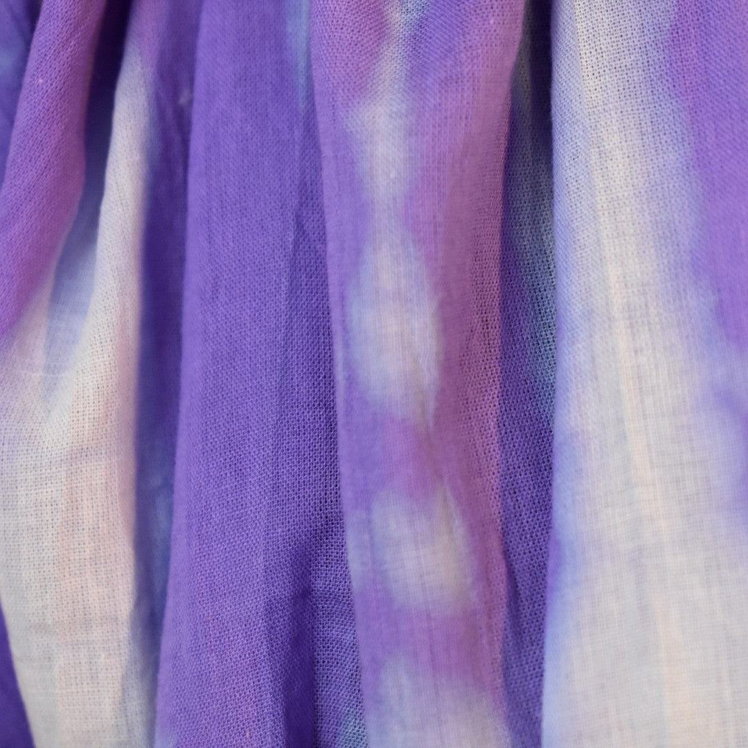 Pareo/ Sarong/ Esarfa de Plaja - 100% Bumbac (Mulmul Cotton) Shibori Tie-dye -> Cod: Mulmul Cotton2