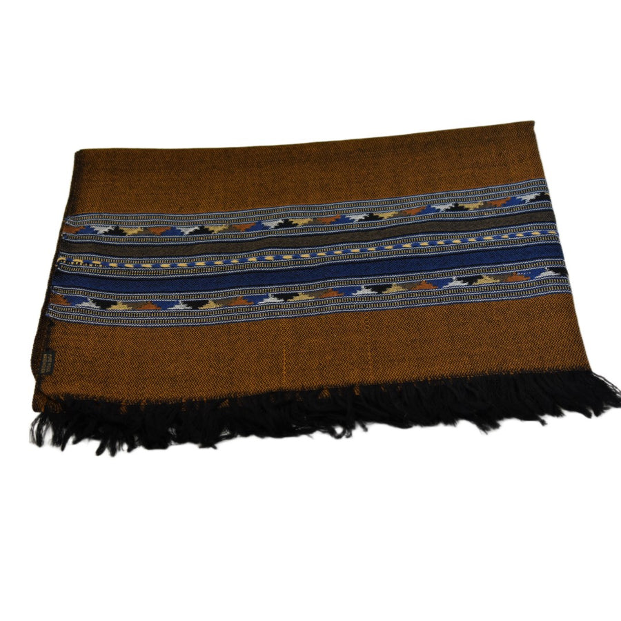 NOU! Sal Premium din Lana Merino-Ciocolatiu/Bleu - Cod: SalMerino11