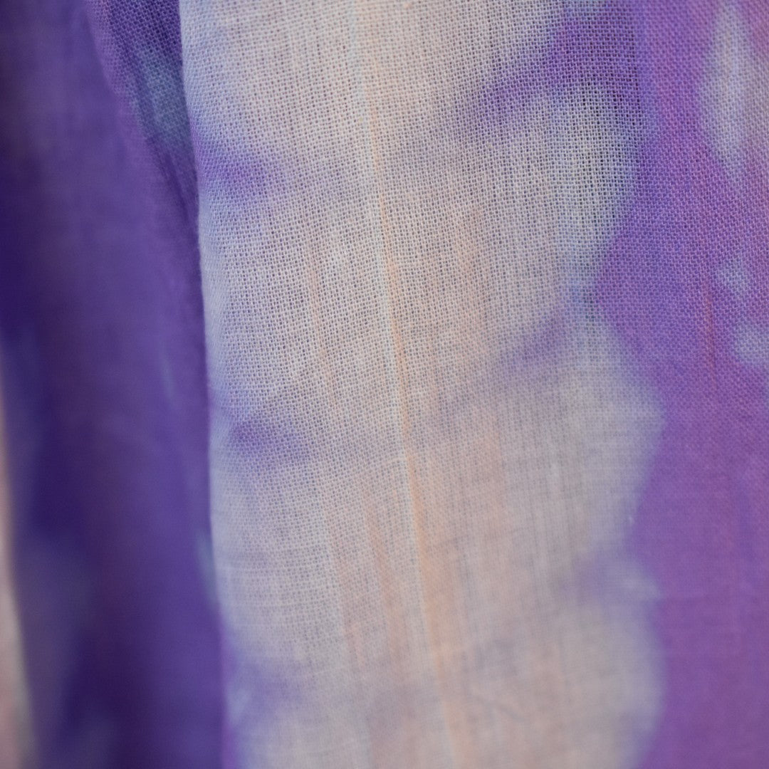 Pareo/ Sarong/ Esarfa de Plaja - 100% Bumbac (Mulmul Cotton) Shibori Tie-dye -> Cod: Mulmul Cotton2