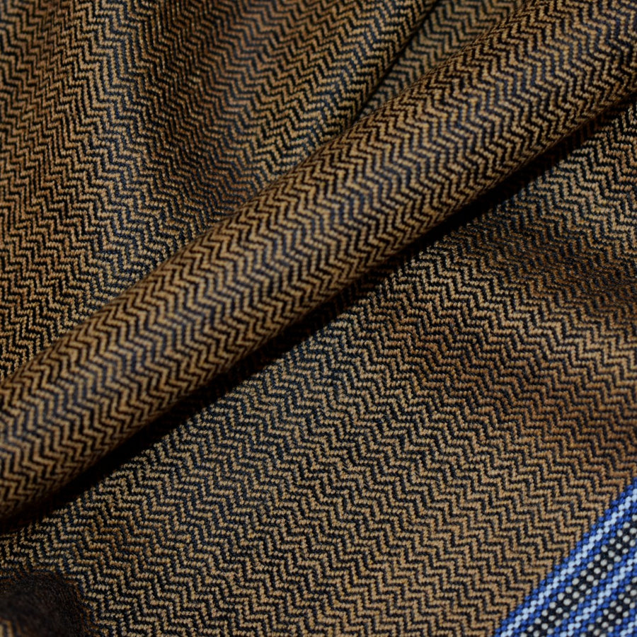 NOU! Sal Premium din Lana Merino-Ciocolatiu/Bleu - Cod: SalMerino11