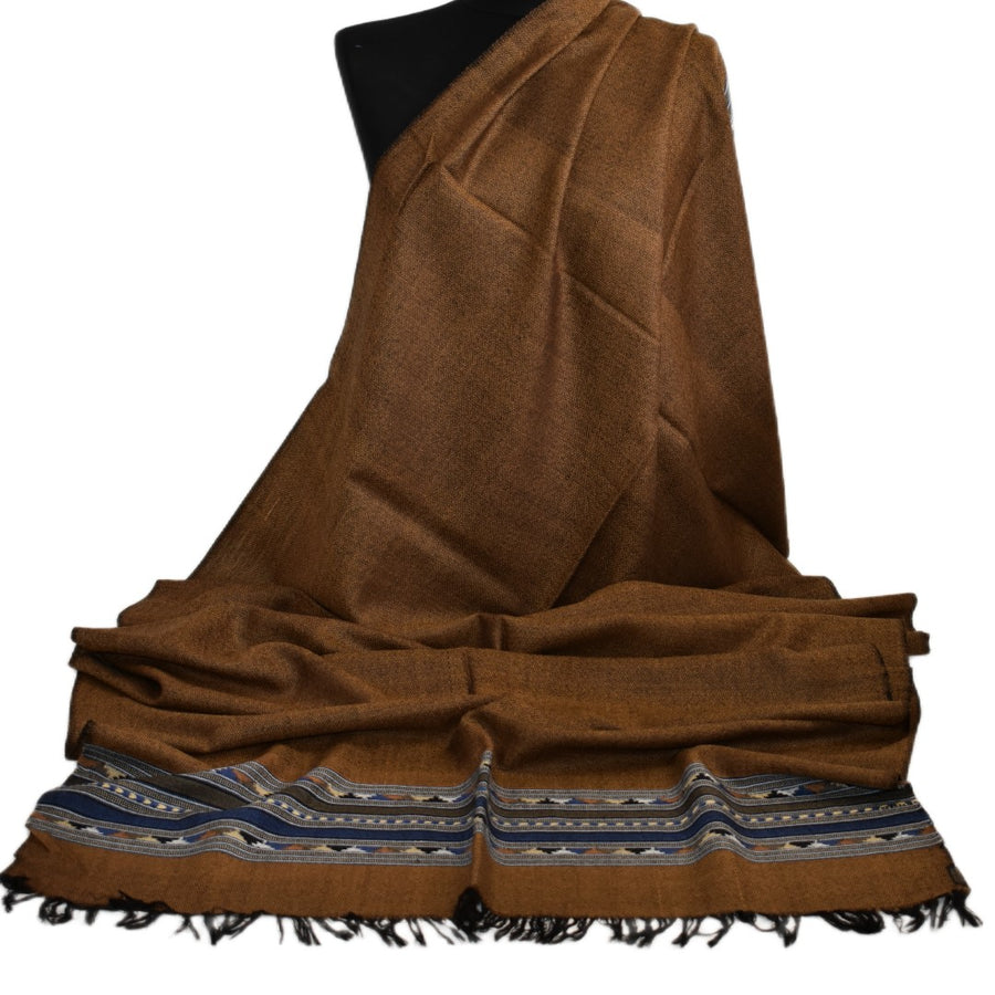 NOU! Sal Premium din Lana Merino-Ciocolatiu/Bleu - Cod: SalMerino11