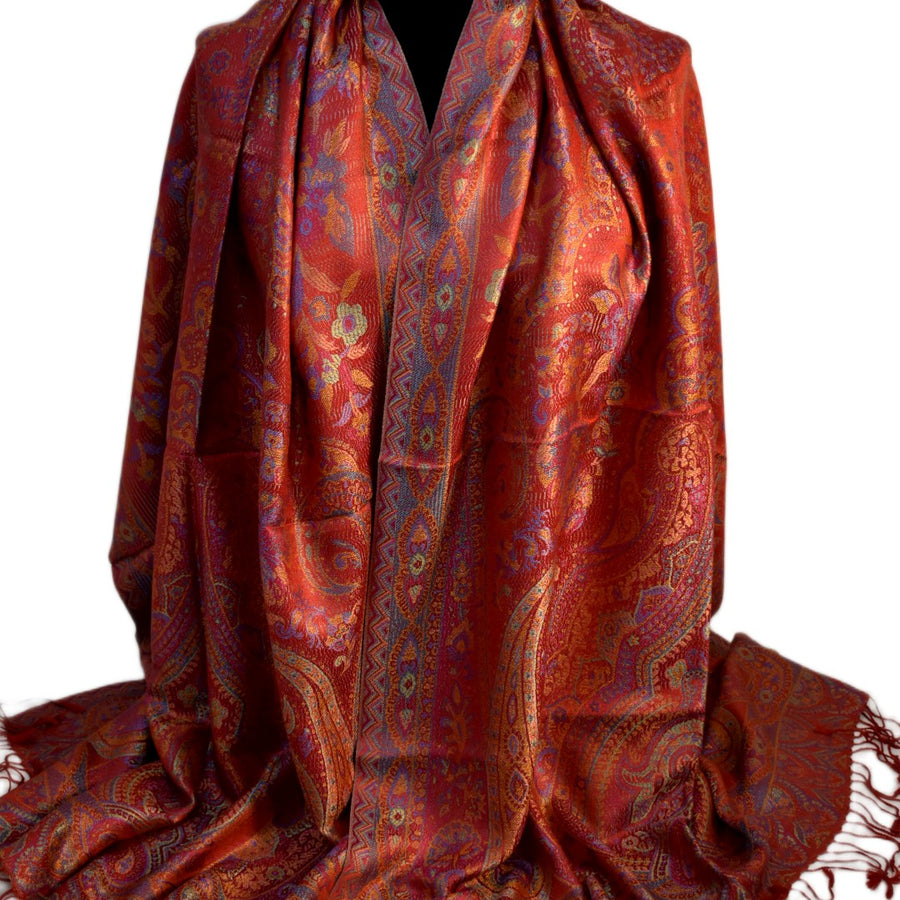 SAL Premium Jamawar din 100% Matase Naturala - Heritage -> Cod: PureSilkJamawar2