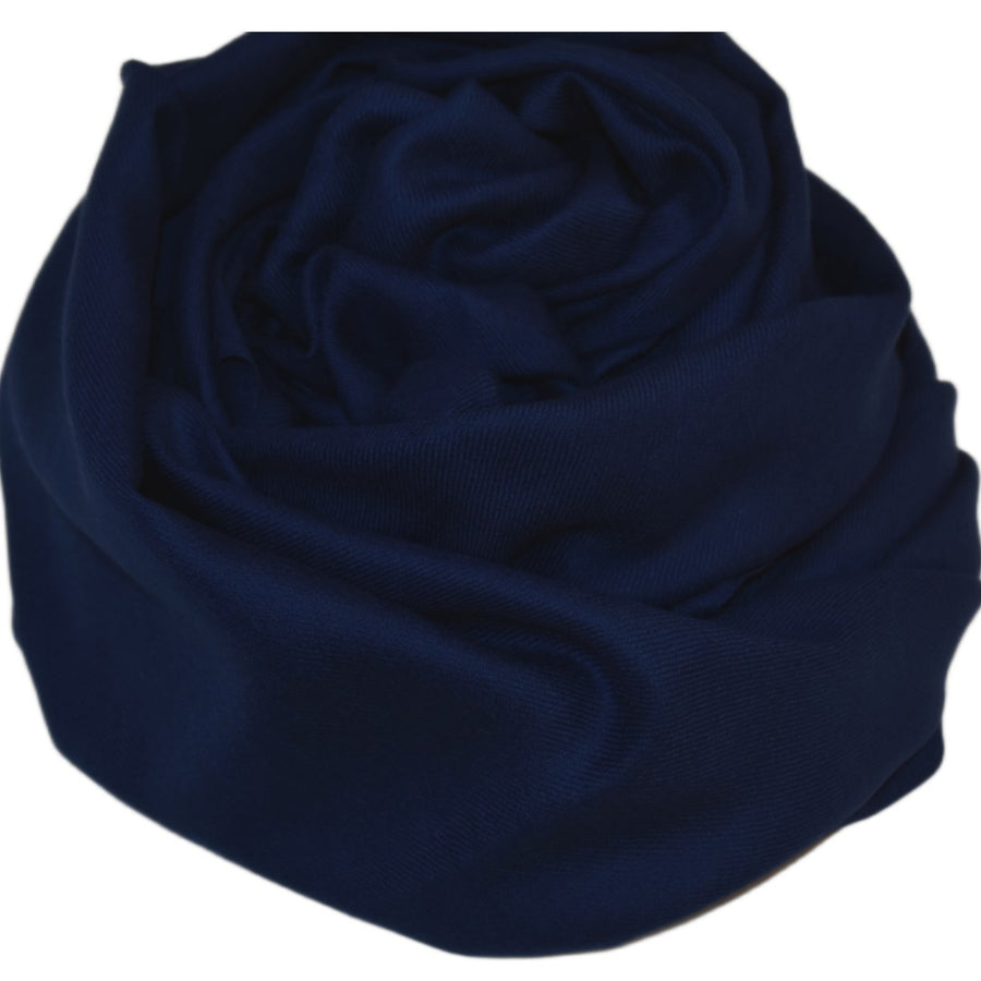 Esarfa Sal Casmir si Matase Naturala - Navy Bleumarin -> Cod: CASMIRSILK1