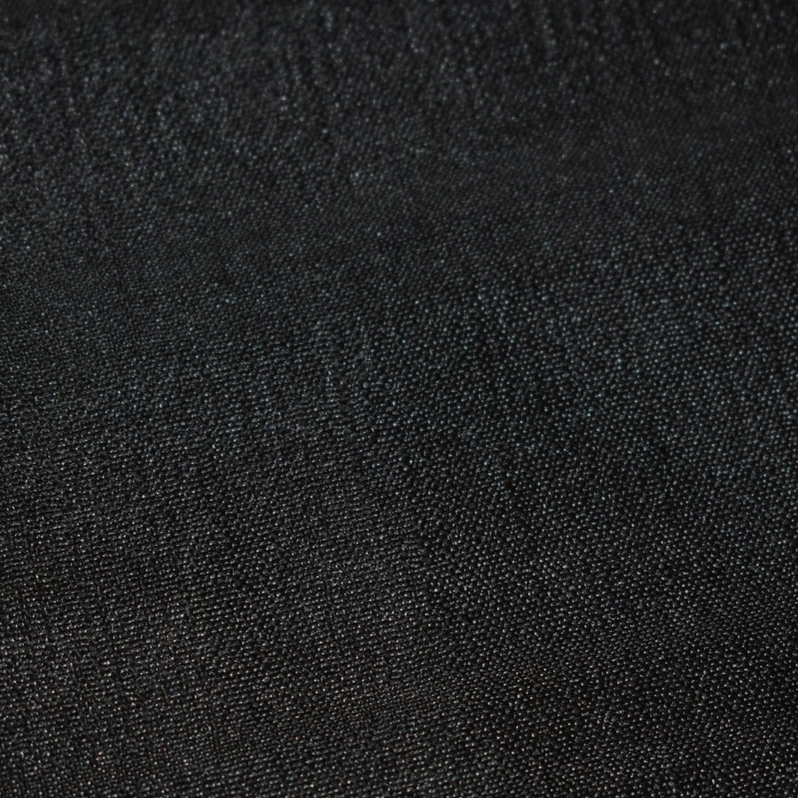 Esarfa-Sal din Matase Naturala Dupioni Raw Silk - Negru  -> Cod: DupionPureSilk7