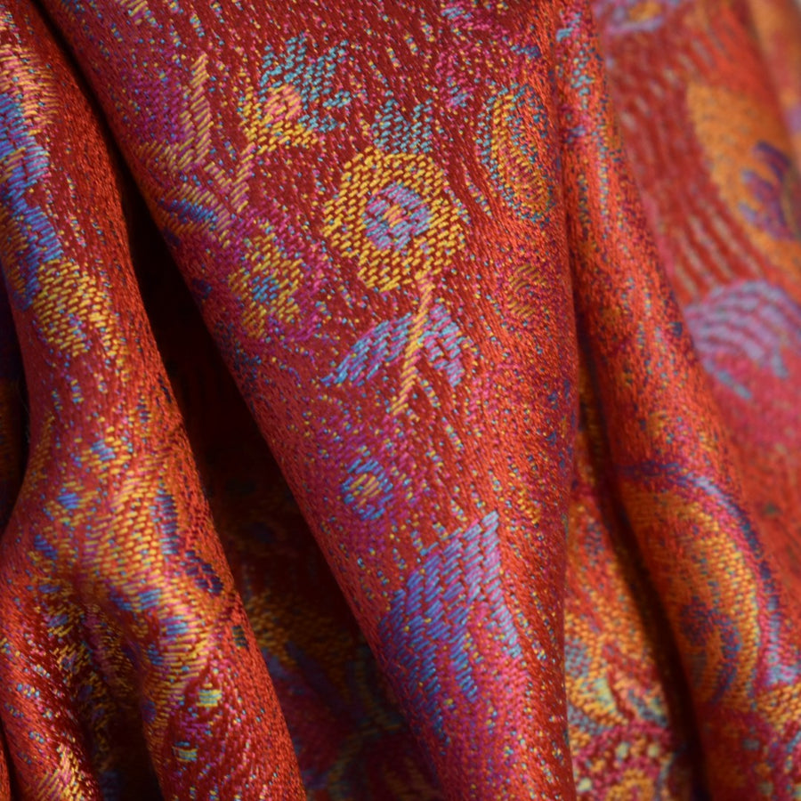 SAL Premium Jamawar din 100% Matase Naturala - Heritage -> Cod: PureSilkJamawar2