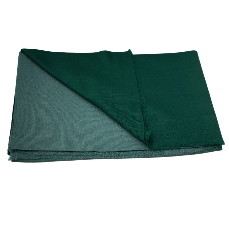 Esarfa Sal Casmir si Matase Naturala - Ombre 2 nuante de Verde Smarald & Blueverde -> Cod: CASMIRSILK14