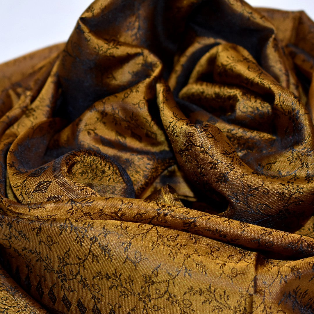 Esarfa/Sal tesut manual din Matase Naturala de Varanasi -> Cod: HANDMADE4