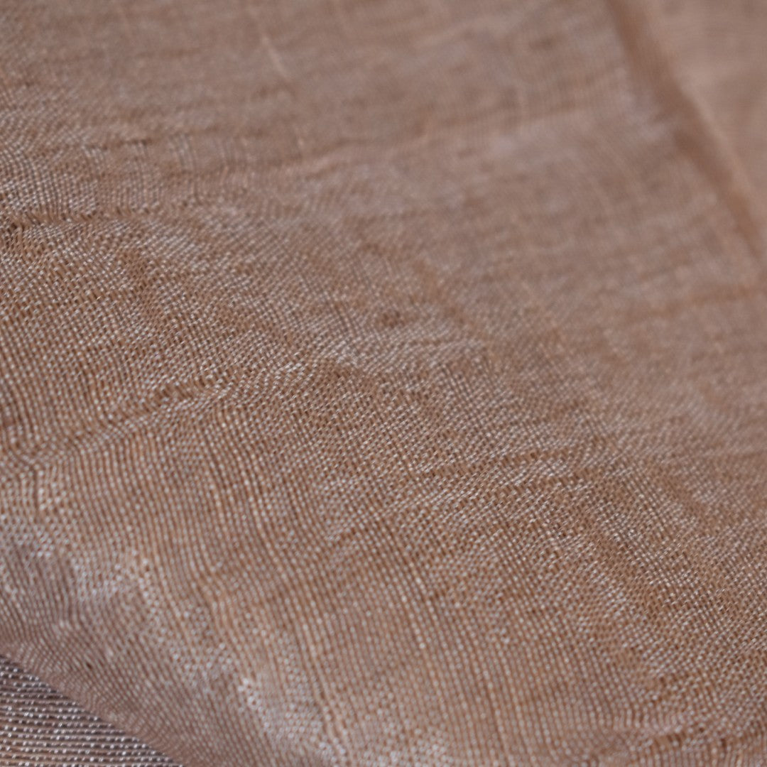 Eșarfă–Șal din Matase Naturala ERI & In (LinenSilk) - Nude Bej - > Cod: LinenSilk3