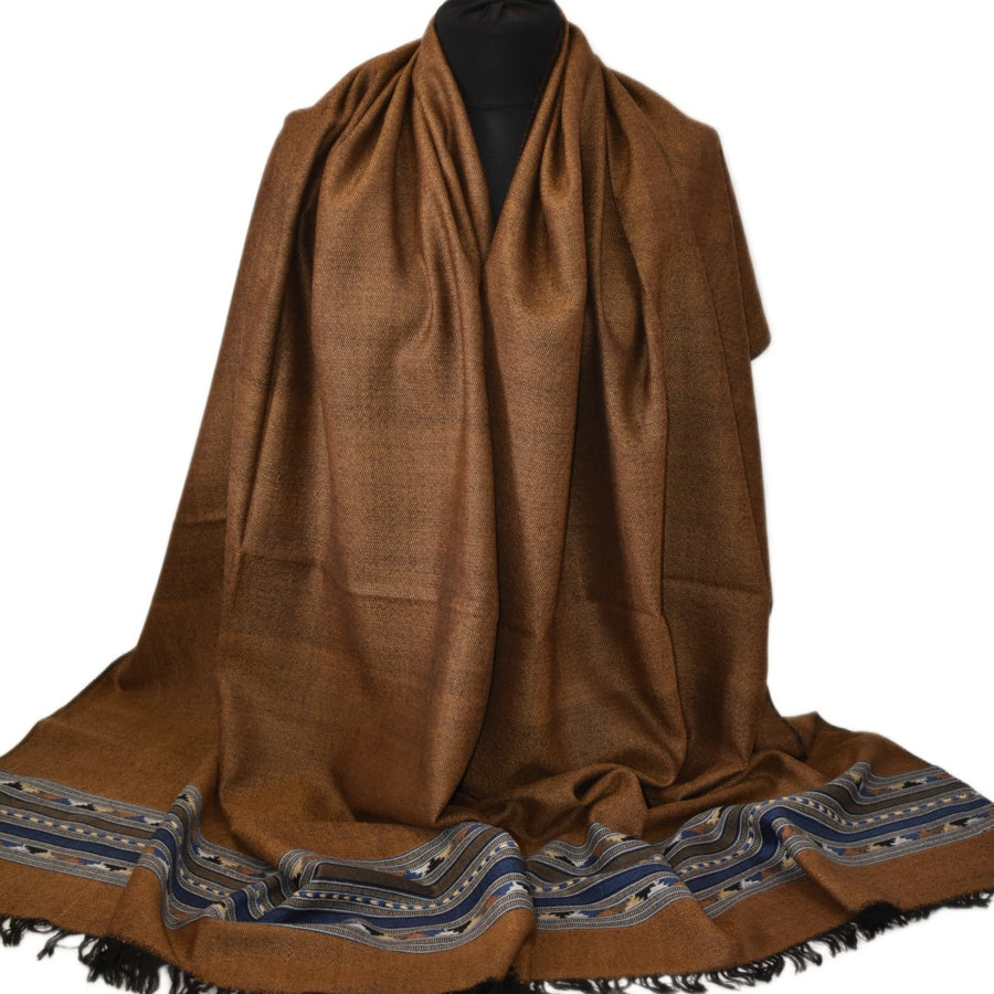 NOU! Sal Premium din Lana Merino-Ciocolatiu/Bleu - Cod: SalMerino11