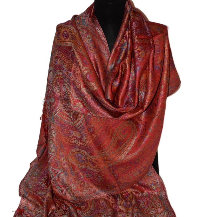 SAL Premium Jamawar din 100% Matase Naturala - Heritage -> Cod: PureSilkJamawar2