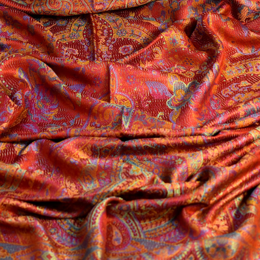 SAL Premium Jamawar din 100% Matase Naturala - Heritage -> Cod: PureSilkJamawar2