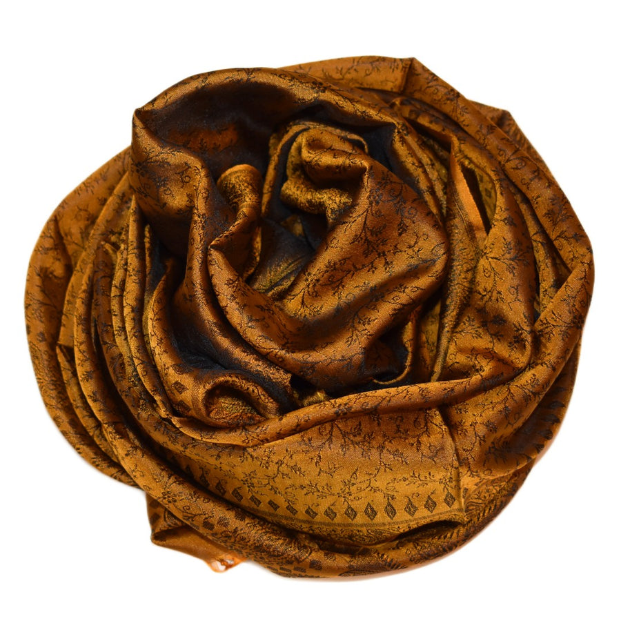 Esarfa/Sal tesut manual din Matase Naturala de Varanasi -> Cod: HANDMADE4