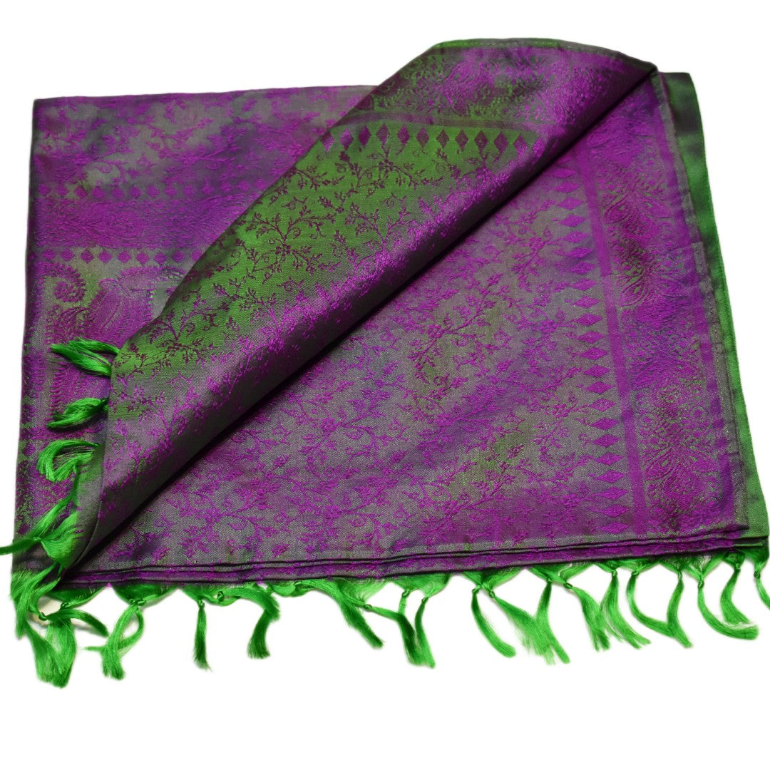 Esarfa Sal din Matase Naturala de Varanasi - >-> Cod: HANDMADE3