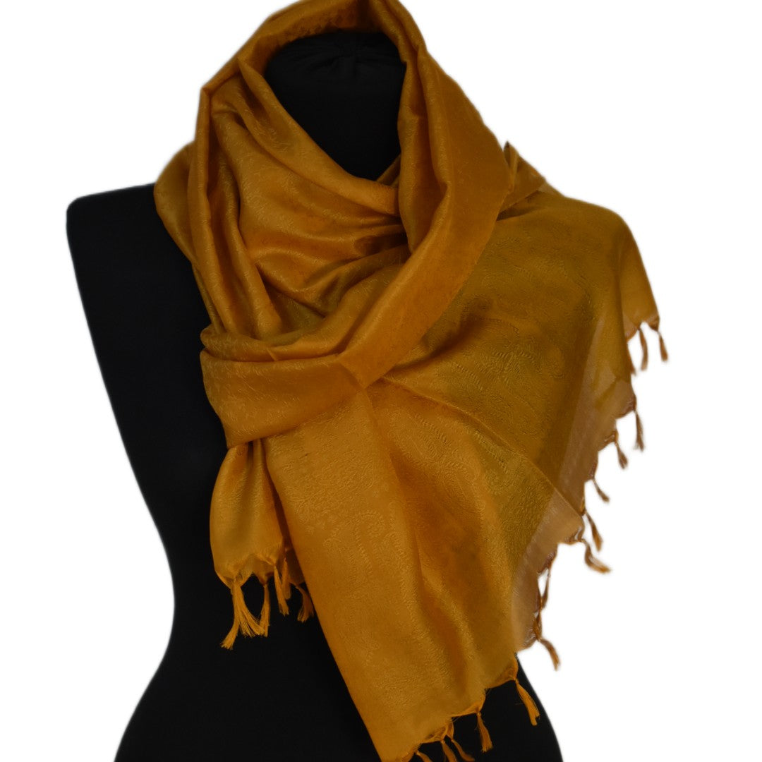 Eșarfă Premium din Mătase Naturală – Tesută Manual-> Cod: HANDMADE5