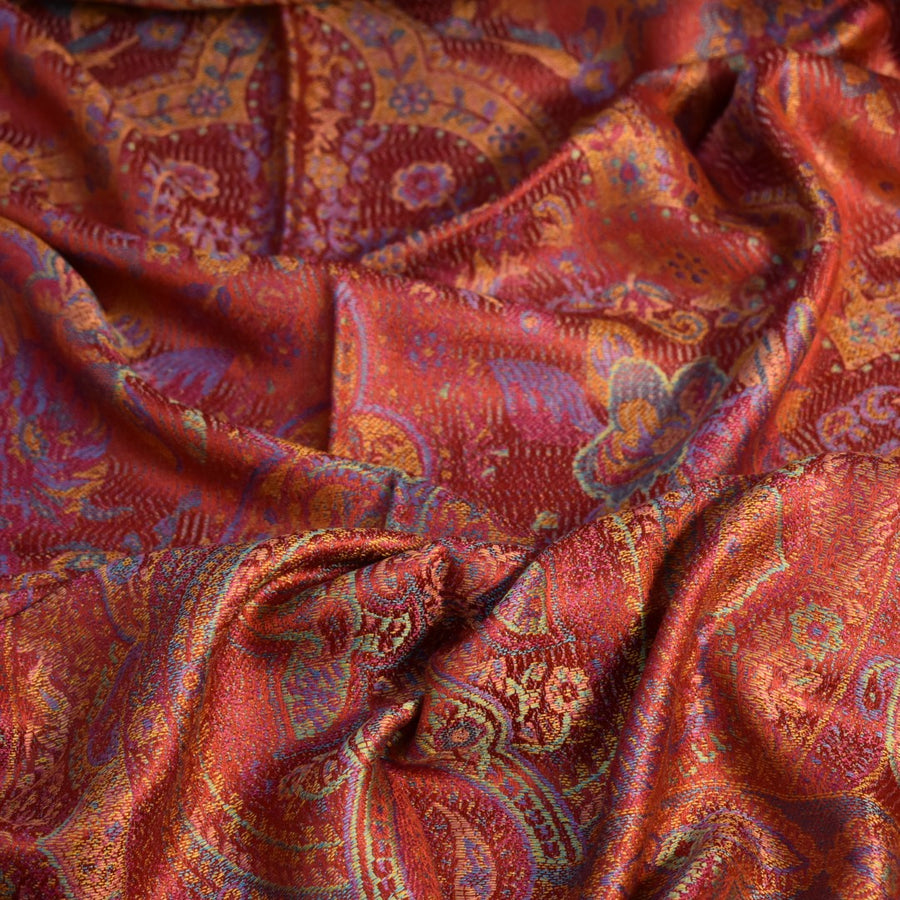 SAL Premium Jamawar din 100% Matase Naturala - Heritage -> Cod: PureSilkJamawar2