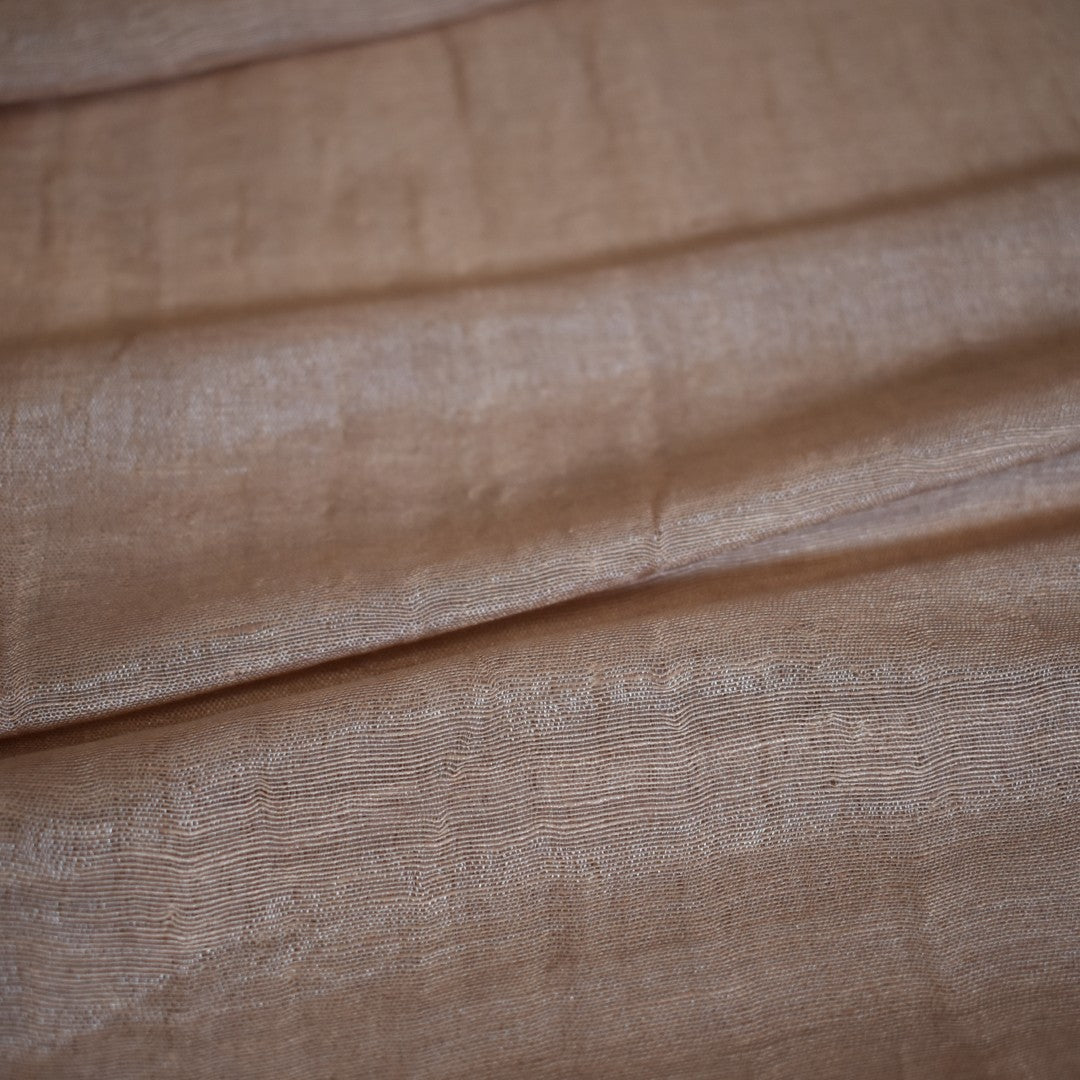 Eșarfă–Șal din Matase Naturala ERI & In (LinenSilk) - Nude Bej - > Cod: LinenSilk3