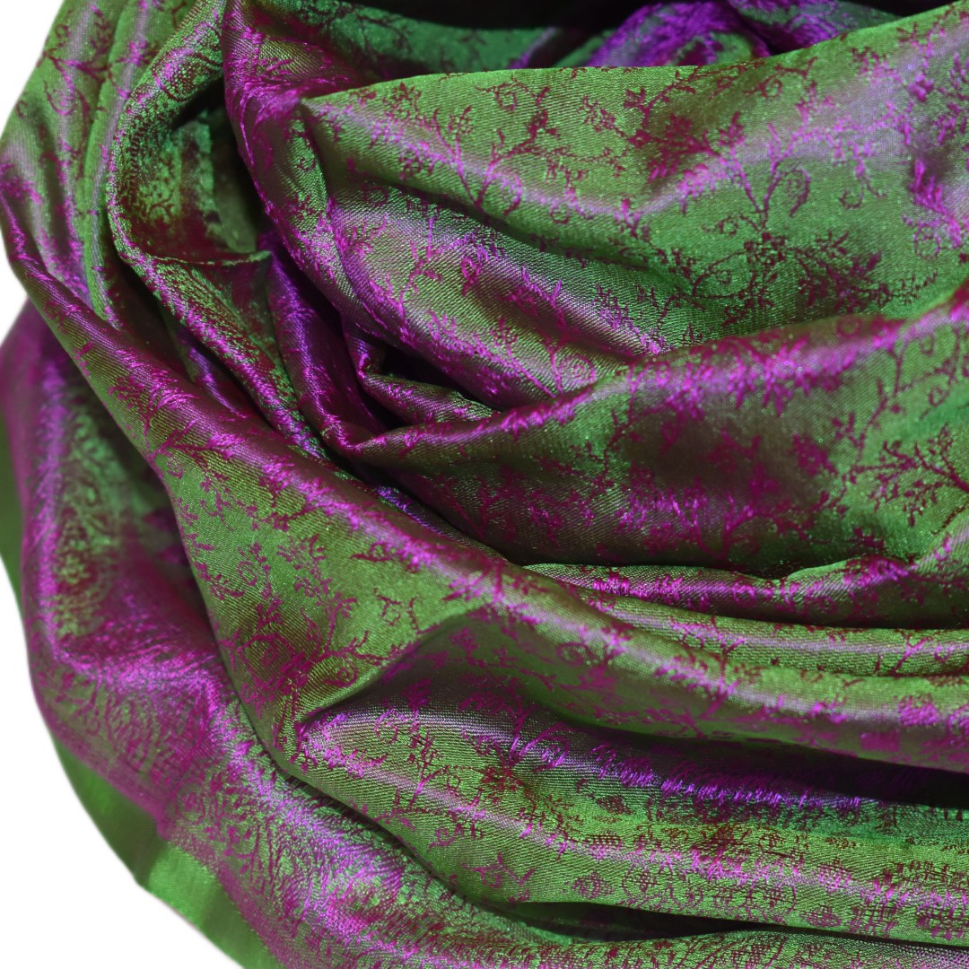 Esarfa Sal din Matase Naturala de Varanasi - >-> Cod: HANDMADE3