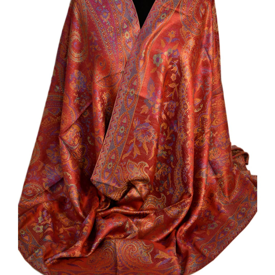 SAL Premium Jamawar din 100% Matase Naturala - Heritage -> Cod: PureSilkJamawar2