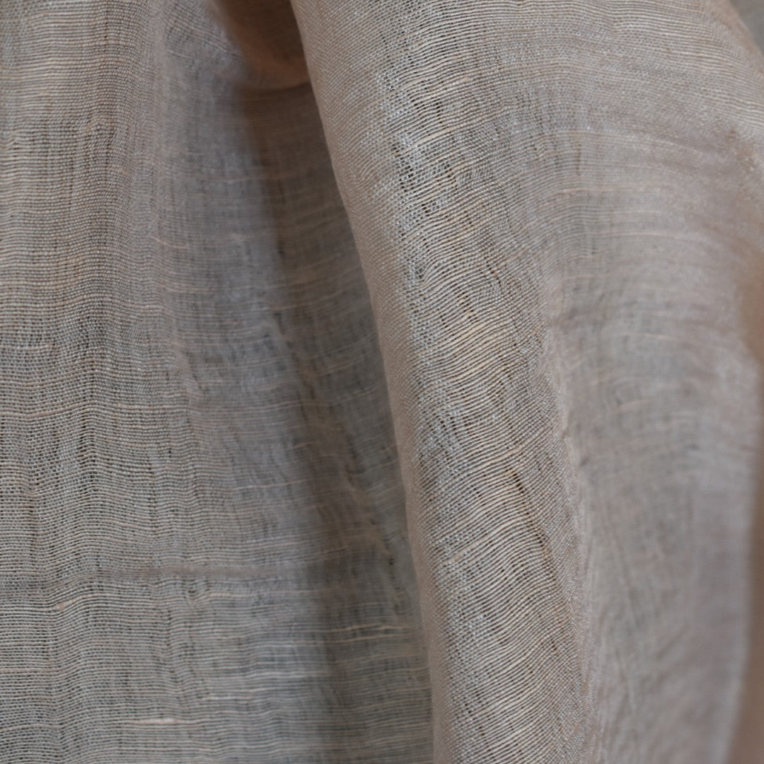 Eșarfă–Șal din Matase Naturala ERI & In (LinenSilk) - Nude Bej - > Cod: LinenSilk3