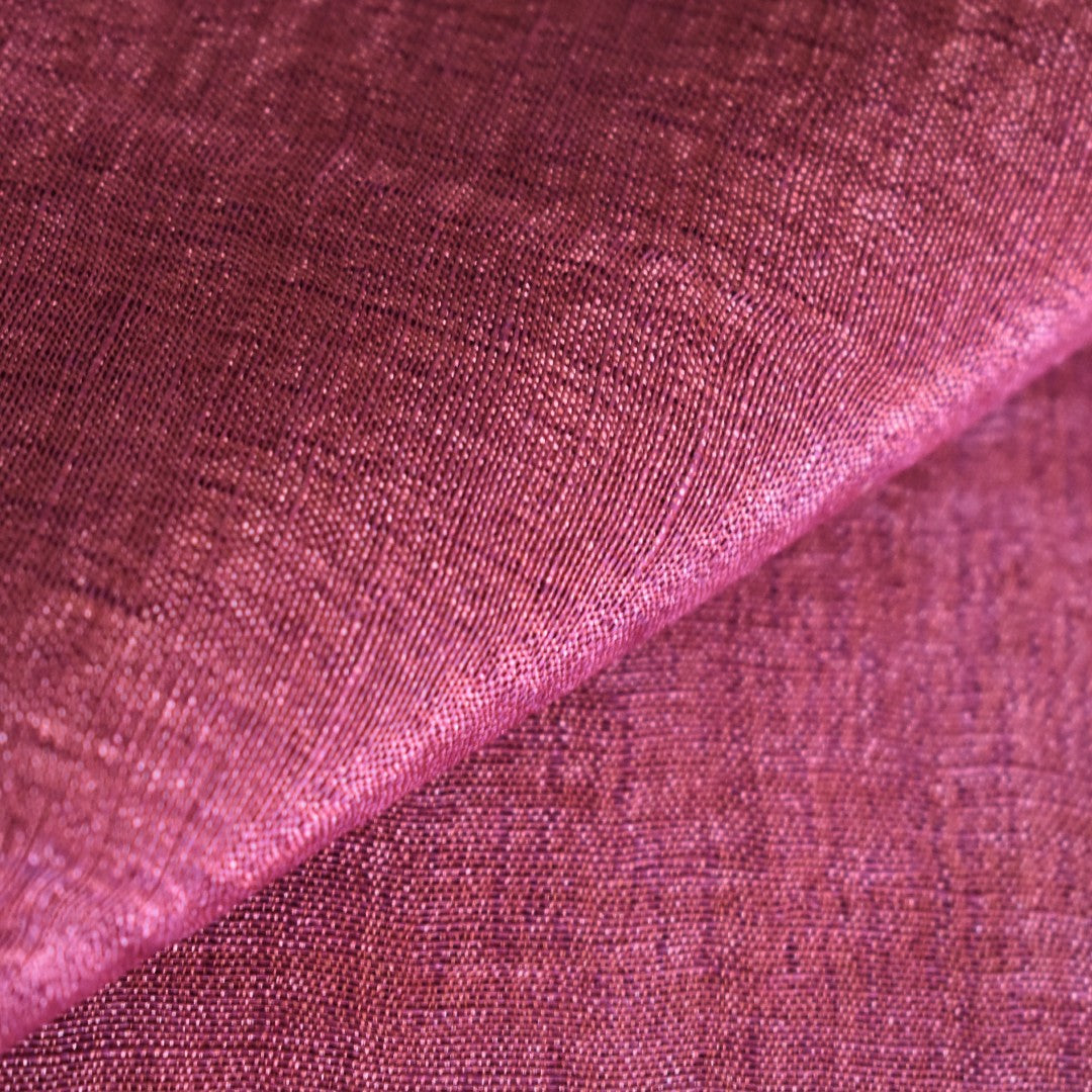 Eșarfă–Șal din Matase Naturala &In (LinenSilk) - Wine Magenta- Cod: LinenSilk5