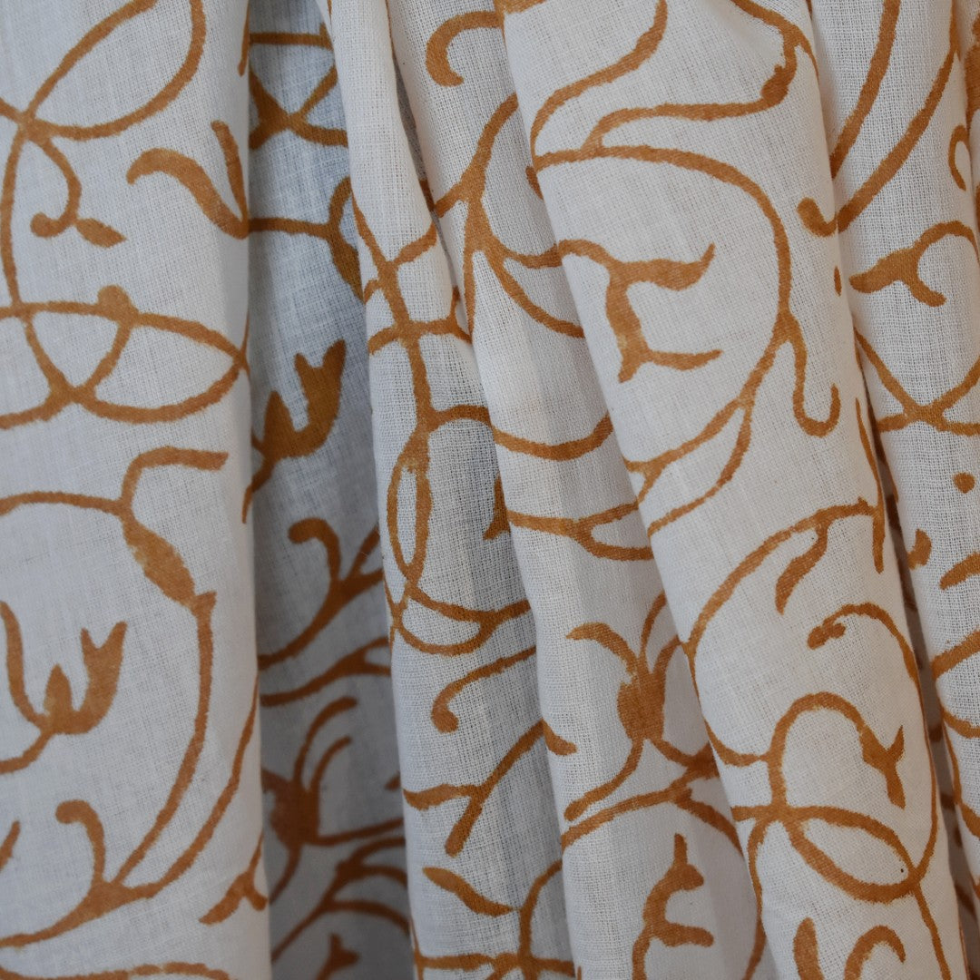Pareo/ Sarong/ Esarfa de Plaja - 100% Bumbac cu Handblock printing -> Cod: Mulmul Cotton5