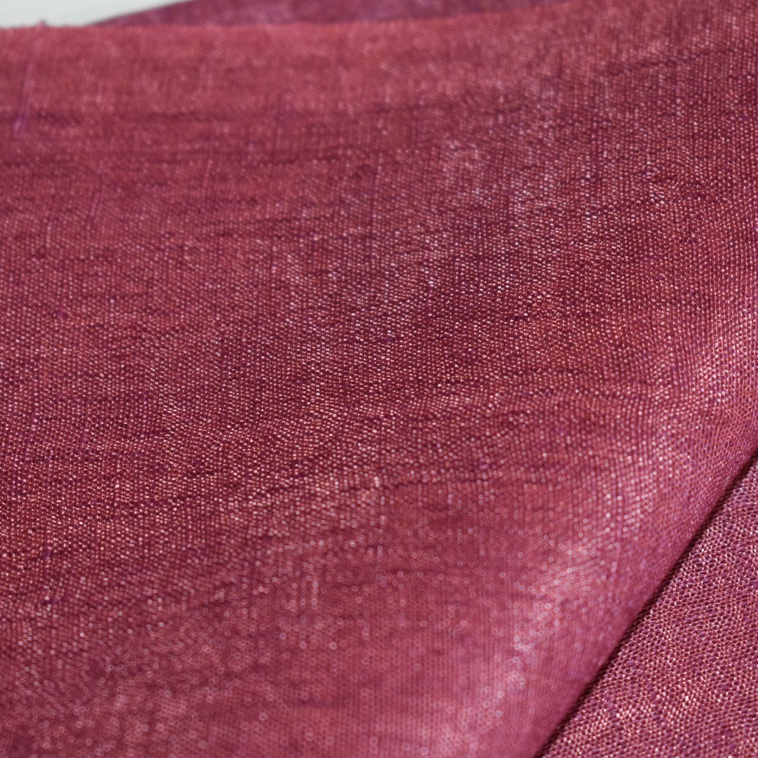 Eșarfă–Șal din Matase Naturala &In (LinenSilk) - Wine Magenta- Cod: LinenSilk5