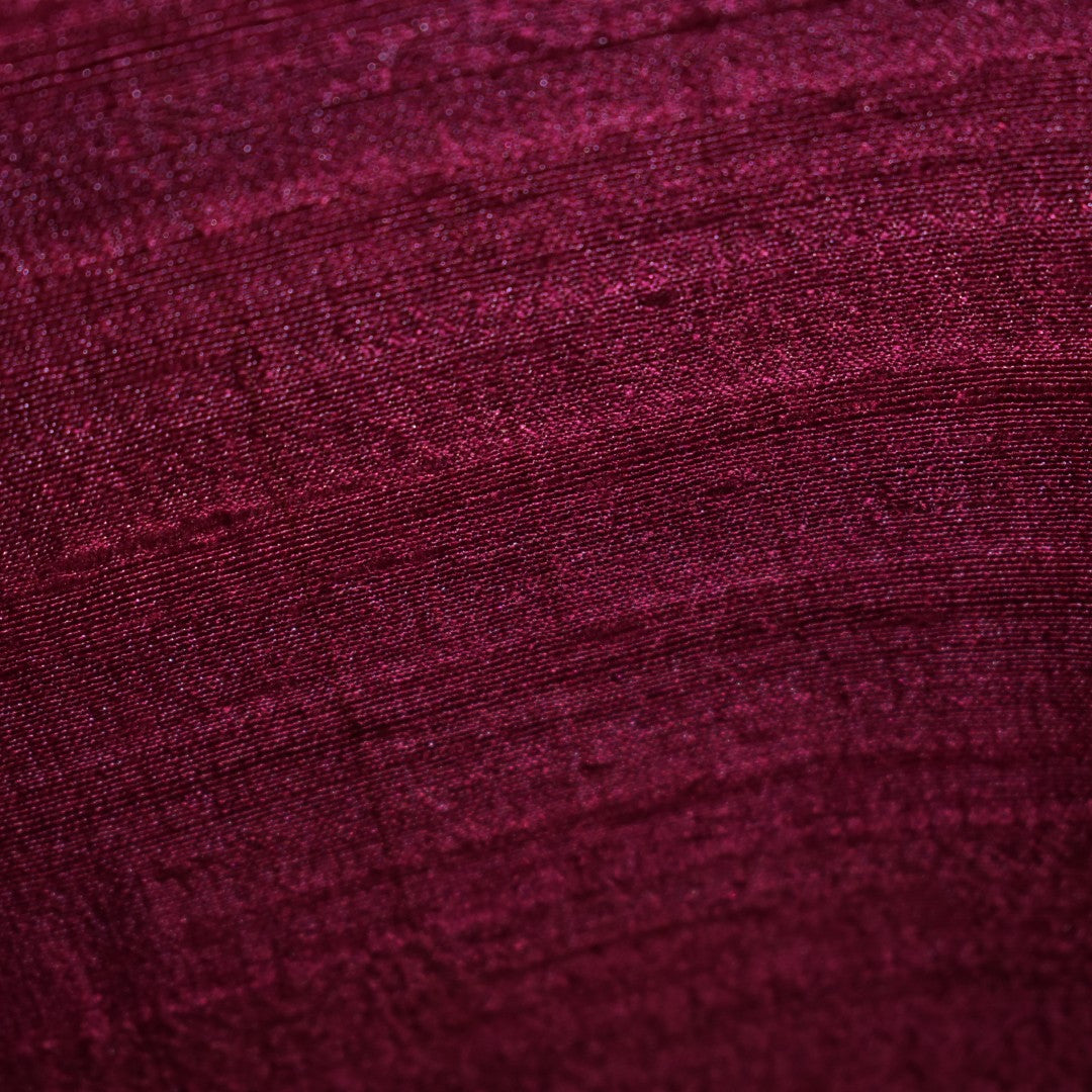 Esarfa-Sal din Matase Naturala Dupioni Raw Silk - Wine Magenta Shade -> Cod: DupioniPureSilk6