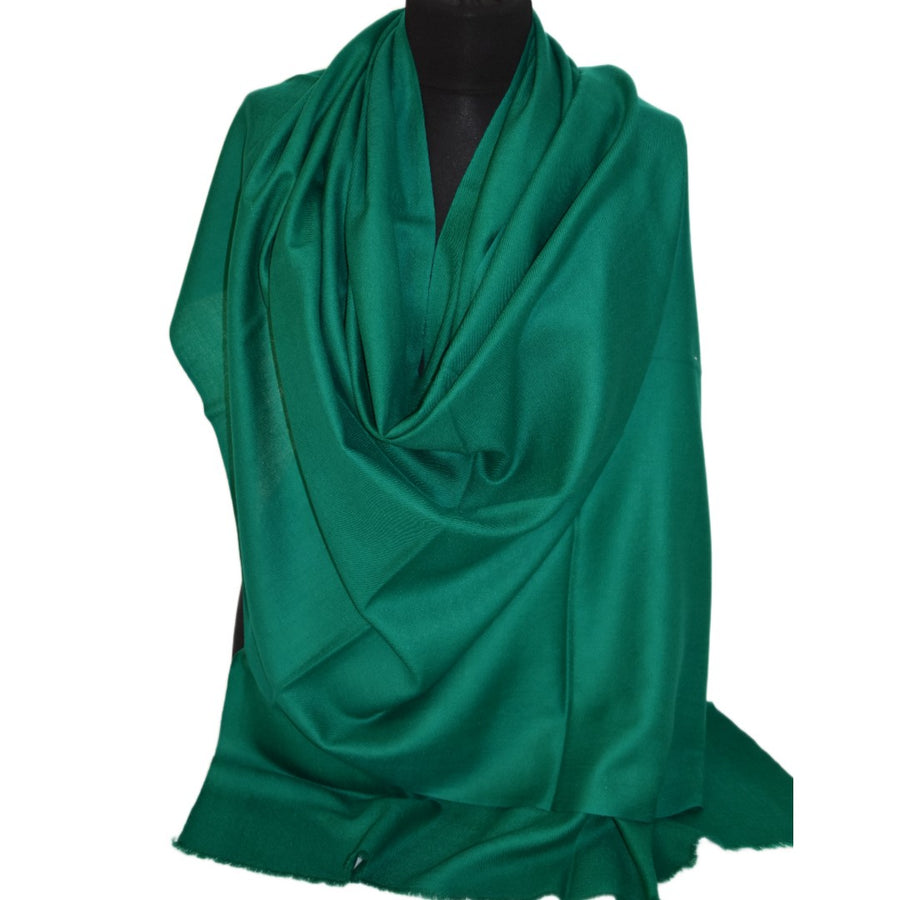 Esarfa Sal Casmir si Matase Naturala - Verde Smarald -> Cod: CASMIRSILK3