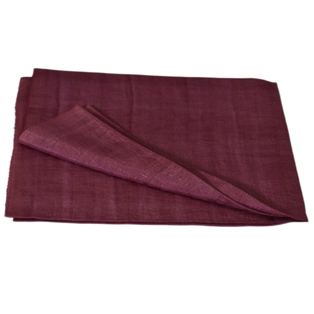 Eșarfă–Șal din Matase Naturala &In (LinenSilk) - Wine Magenta- Cod: LinenSilk5