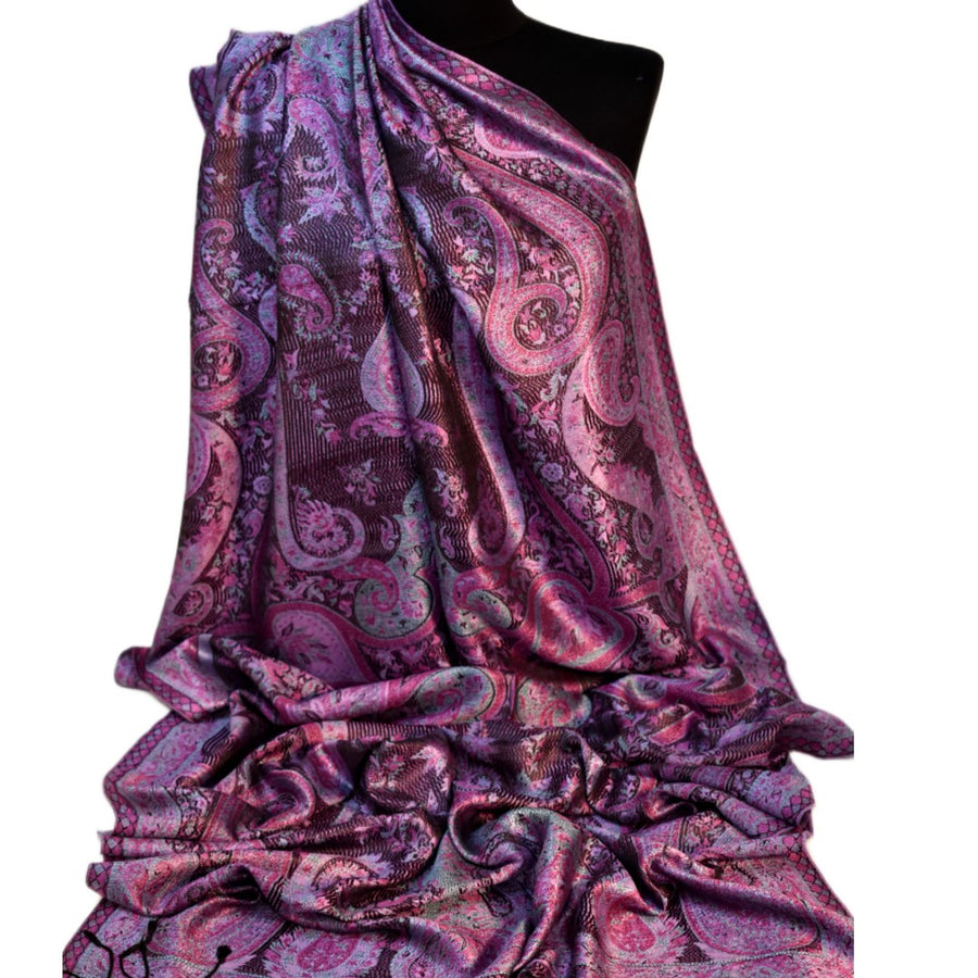 SAL Premium Jamawar din 100% Matase Naturala - Heritage -> Cod: PureSilkJamawar3