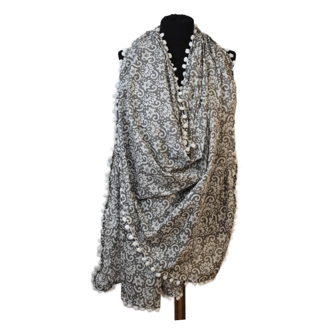 Pareo/ Sarong/ Esarfa de Plaja - 100% Bumbac cu Block printing -> Cod: Mulmul Cotton6