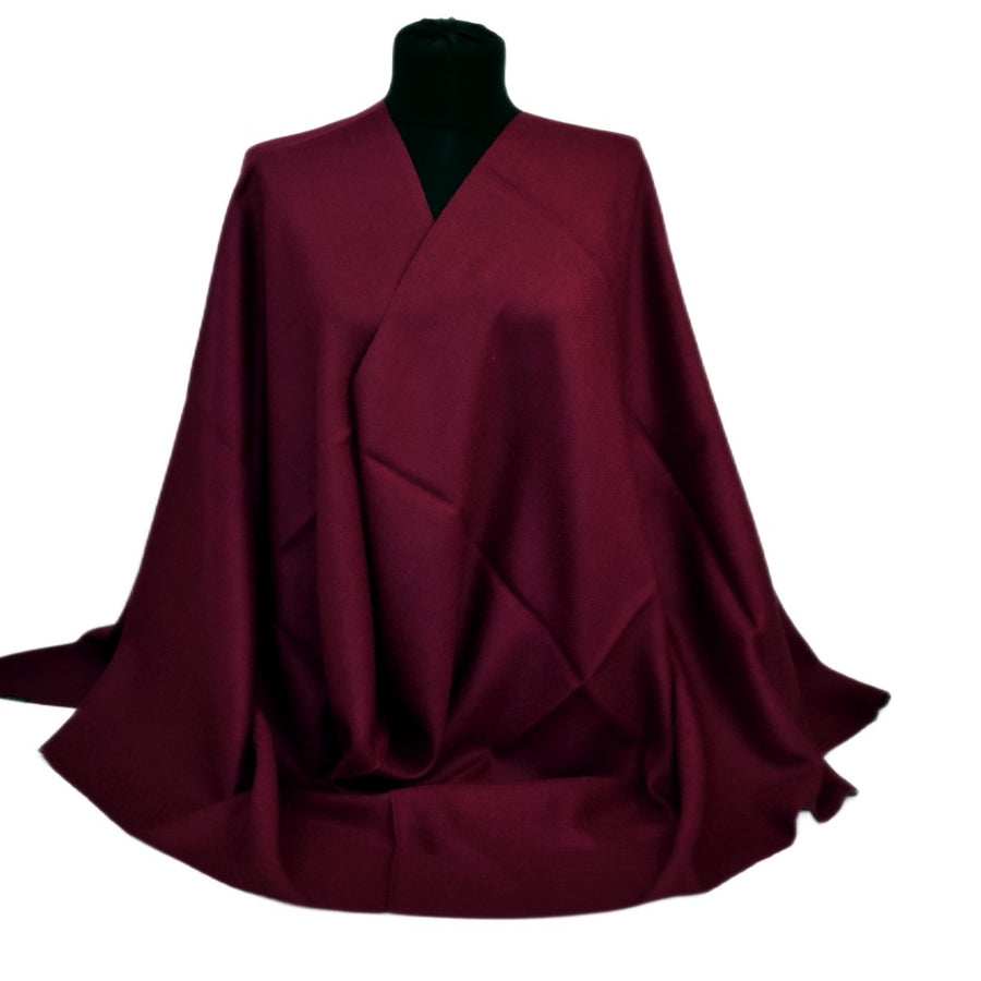 NOU! Sal Premium din Lana Merino-> Rosu Visiniu - Cod: SalMerino4